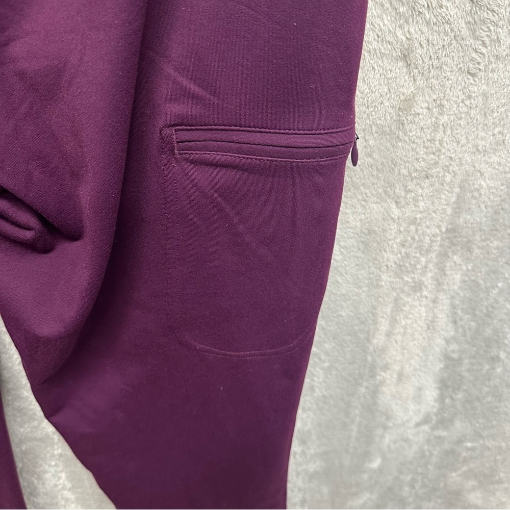 Duluth women’s berry color yoga leggings size XS - Inseam 29 - Picture 3 of 7